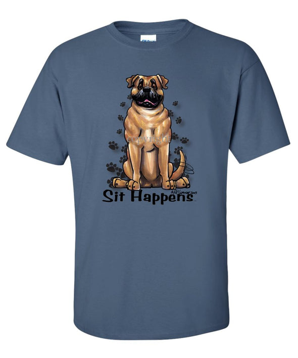 Bullmastiff - Sit Happens - T-Shirt