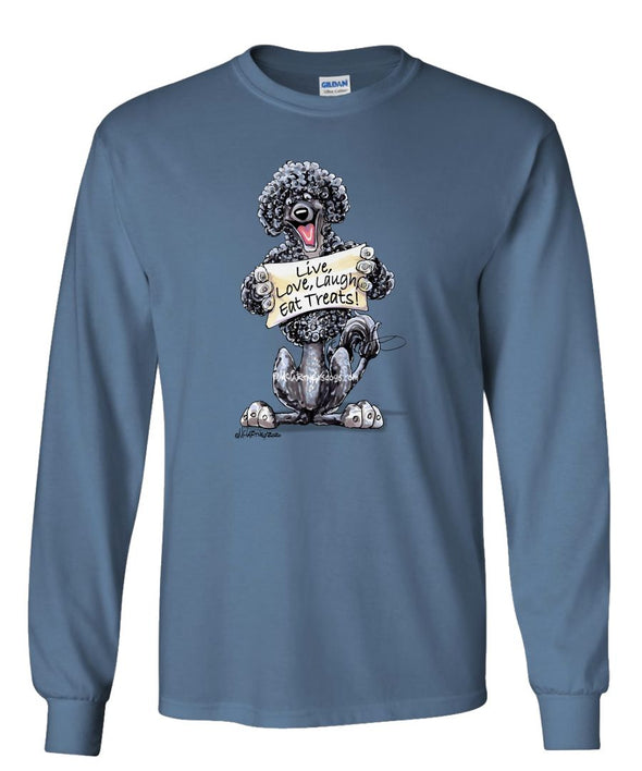 Portuguese Water Dog - Live Love - Mike's Faves - Long Sleeve T-Shirt