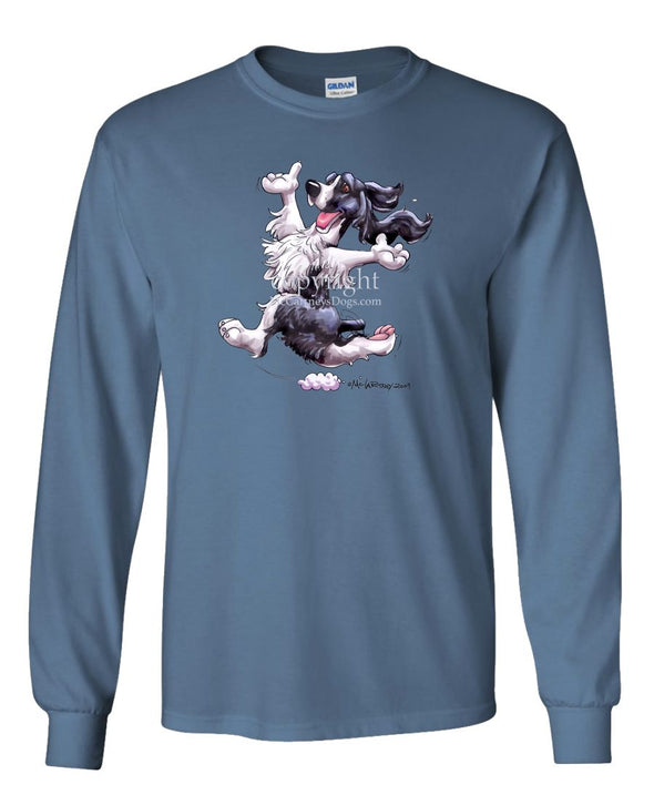 English Springer Spaniel - Happy Dog - Long Sleeve T-Shirt