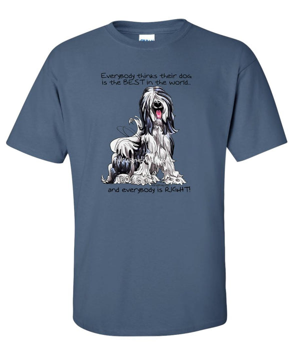 Tibetan Terrier - Best Dog in the World - T-Shirt