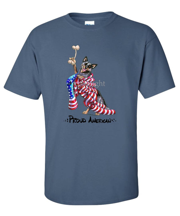 Australian Cattle Dog - Proud American - T-Shirt