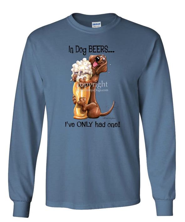 Dachshund - Dog Beers - Long Sleeve T-Shirt