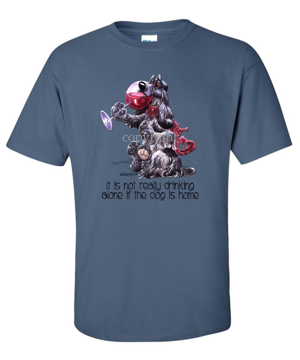 English Cocker Spaniel - It's Not Drinking Alone - T-Shirt
