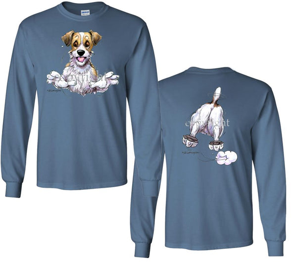 Jack Russell Terrier - Coming and Going - Long Sleeve T-Shirt (Double Sided)