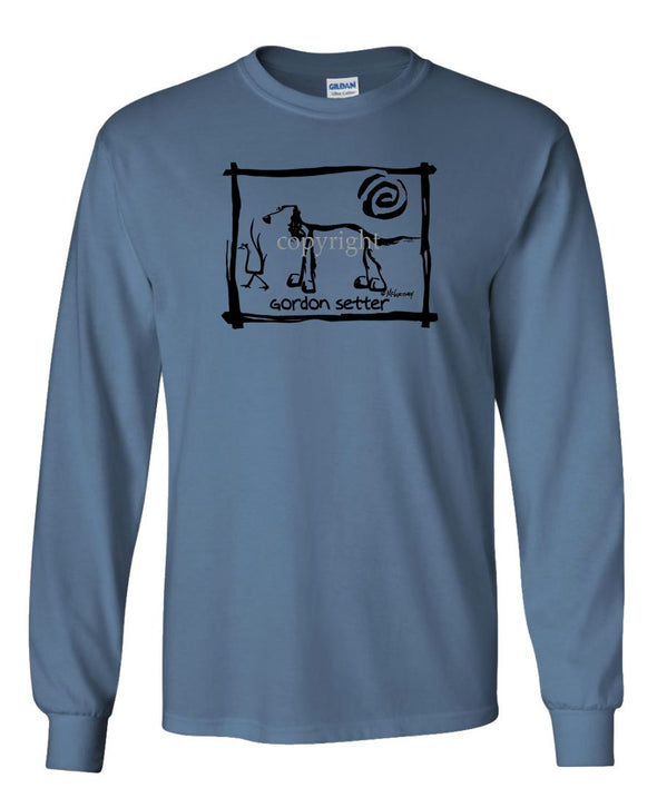 Gordon Setter - Cavern Canine - Long Sleeve T-Shirt