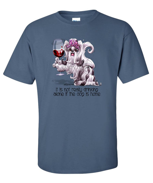 Shih Tzu - It's Not Drinking Alone - T-Shirt