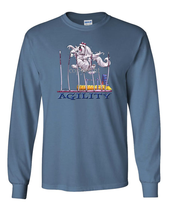 Maltese - Agility Weave II - Long Sleeve T-Shirt