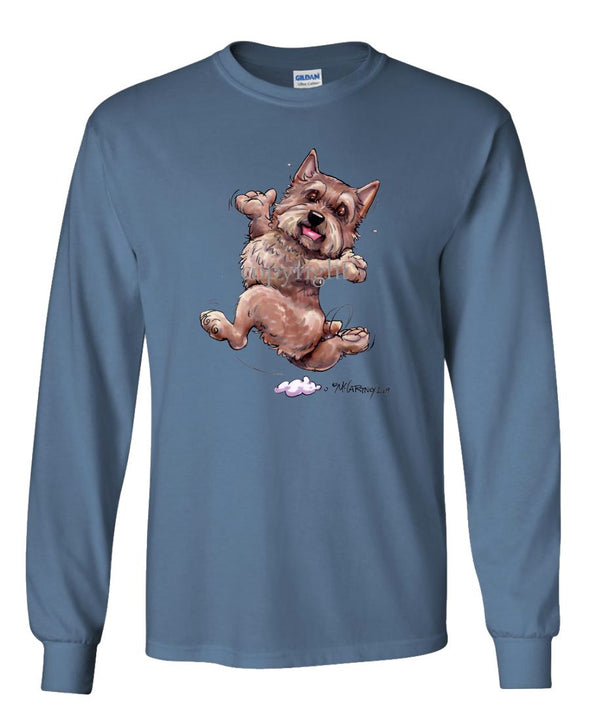 Norwich Terrier - Happy Dog - Long Sleeve T-Shirt