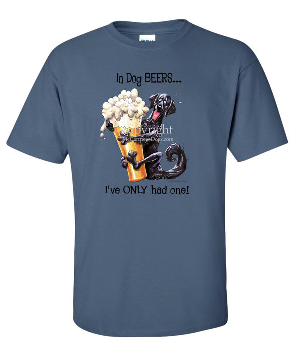 Flat Coated Retriever - Dog Beers - T-Shirt