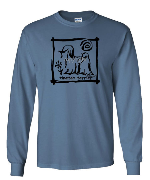 Tibetan Terrier - Cavern Canine - Long Sleeve T-Shirt