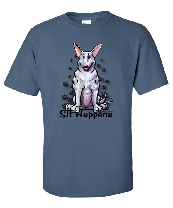 Bull Terrier - Sit Happens - T-Shirt