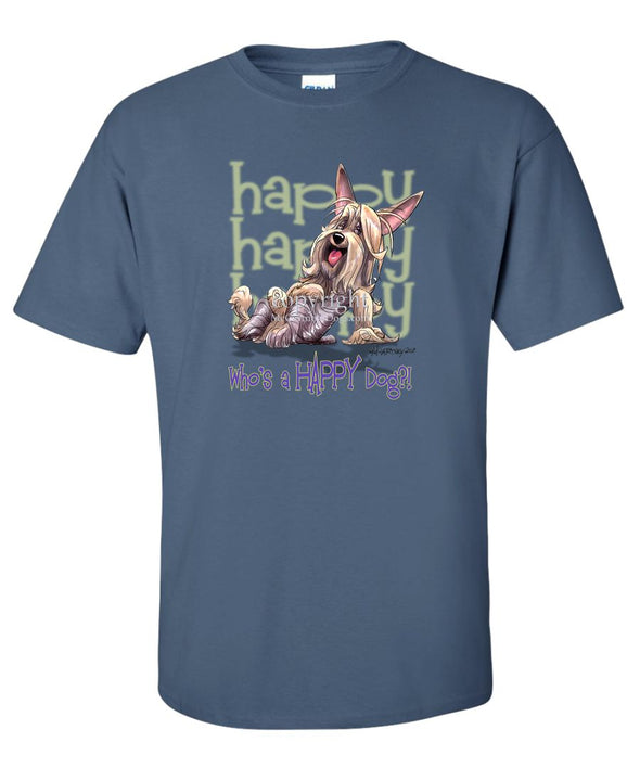 Silky Terrier - Who's A Happy Dog - T-Shirt