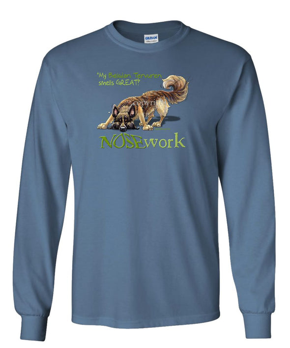 Belgian Tervuren - Nosework - Long Sleeve T-Shirt