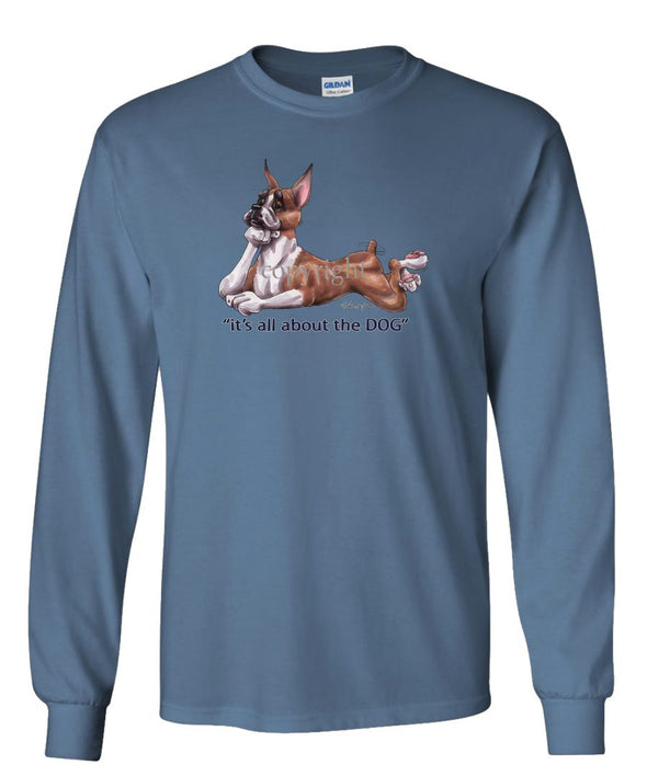 Boxer - All About The Dog - Long Sleeve T-Shirt