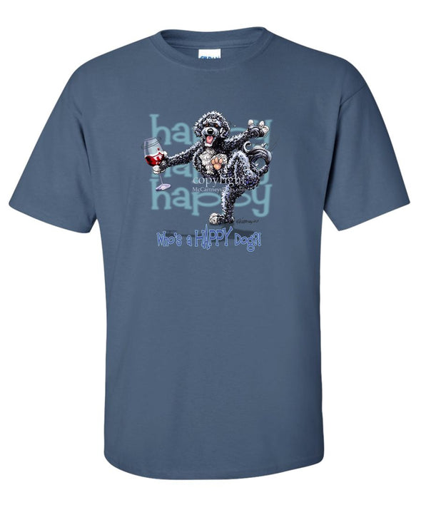 Portuguese Water Dog - Who's A Happy Dog - T-Shirt