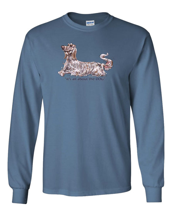 English Setter - All About The Dog - Long Sleeve T-Shirt
