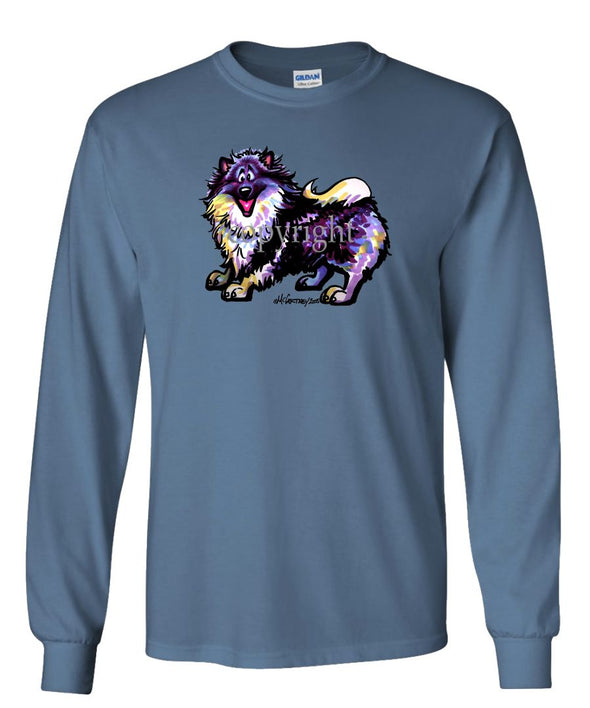 Keeshond - Cool Dog - Long Sleeve T-Shirt
