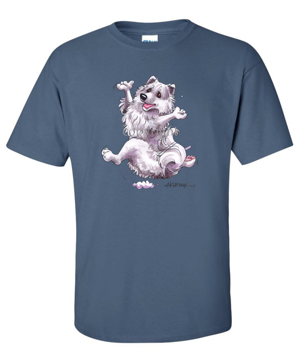 American Eskimo Dog - Happy Dog - T-Shirt