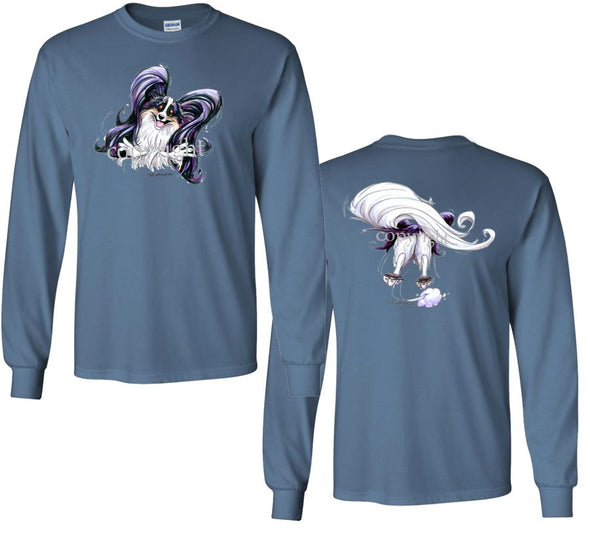 Papillon - Coming and Going - Long Sleeve T-Shirt (Double Sided)