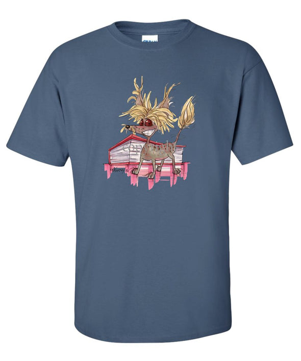 Chinese Crested - Vintage - Caricature - T-Shirt