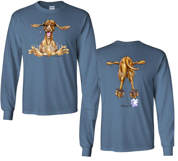 Vizsla - Coming and Going - Long Sleeve T-Shirt (Double Sided)