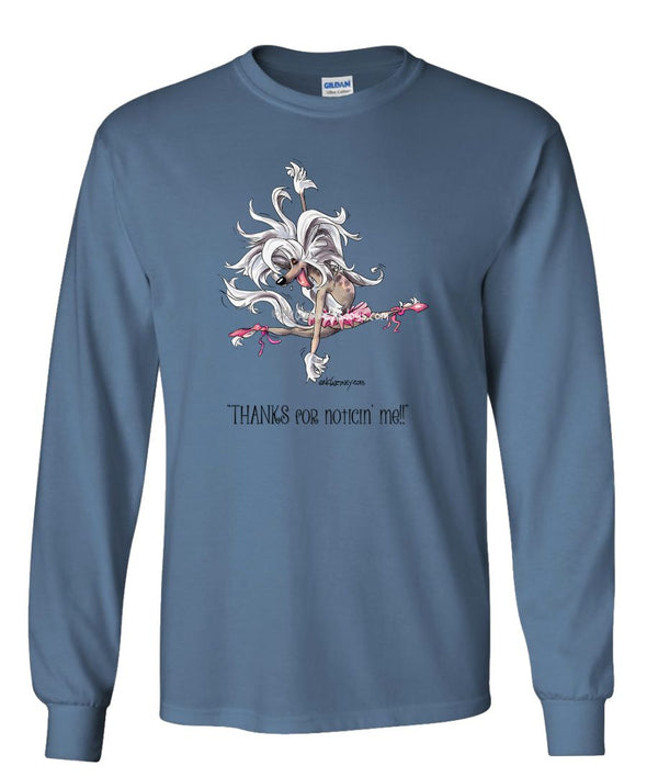 Chinese Crested - Ballet - Mike's Faves - Long Sleeve T-Shirt