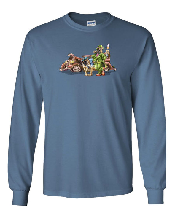 American Staffordshire Terrier - Rusty Car - Mike's Faves - Long Sleeve T-Shirt