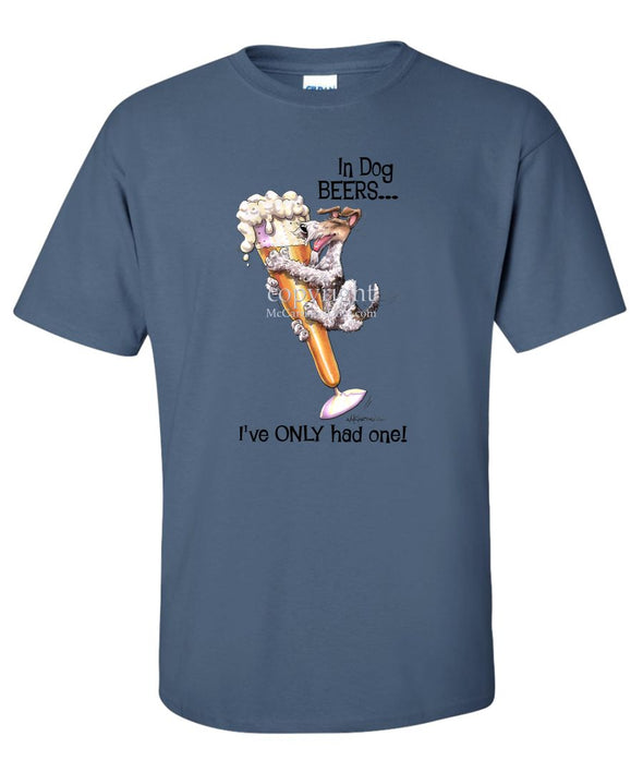 Wire Fox Terrier - Dog Beers - T-Shirt