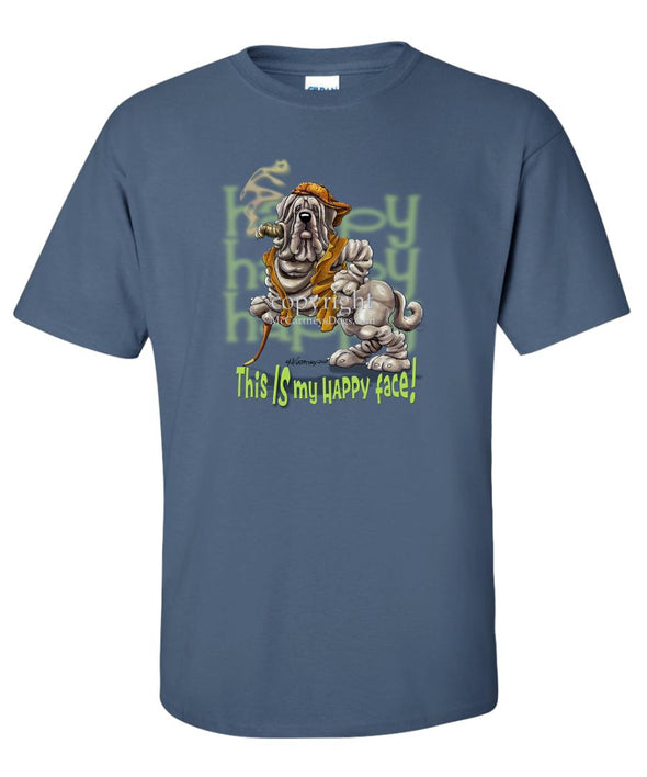 Neopolitan Mastiff - Who's A Happy Dog - T-Shirt