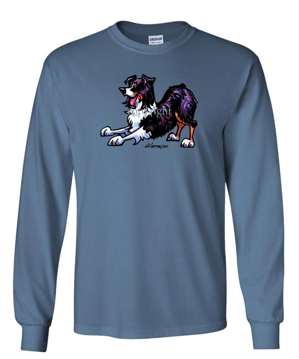 Australian Shepherd  Black Tri - Cool Dog - Long Sleeve T-Shirt