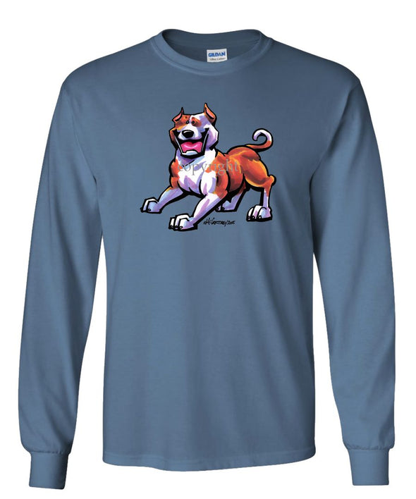 American Staffordshire Terrier - Cool Dog - Long Sleeve T-Shirt