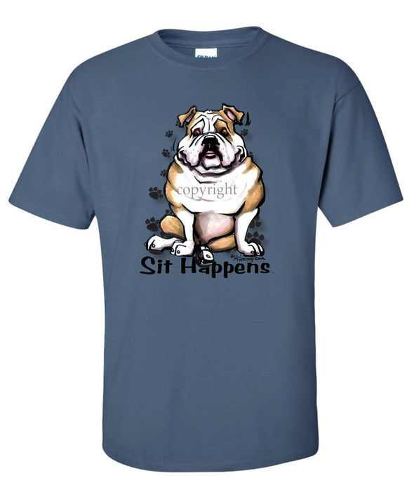 Bulldog - Sit Happens - T-Shirt