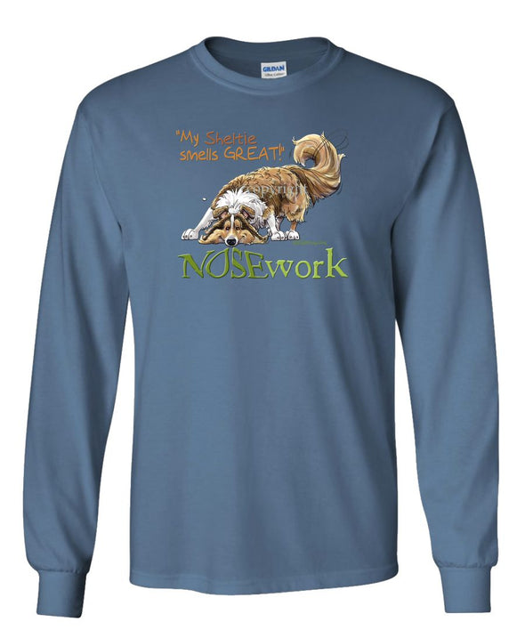 Shetland Sheepdog - Nosework - Long Sleeve T-Shirt