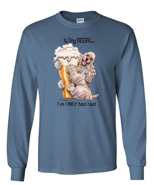 Cocker Spaniel - Dog Beers - Long Sleeve T-Shirt