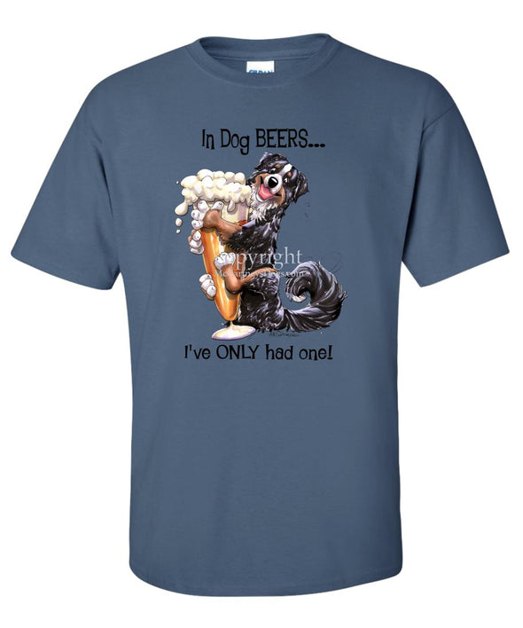 Bernese Mountain Dog - Dog Beers - T-Shirt