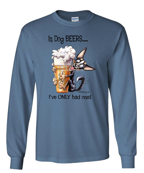 Chihuahua  Smooth - Dog Beers - Long Sleeve T-Shirt