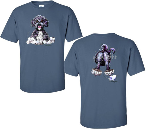 Portuguese Water Dog - Coming and Going - T-Shirt (Double Sided)