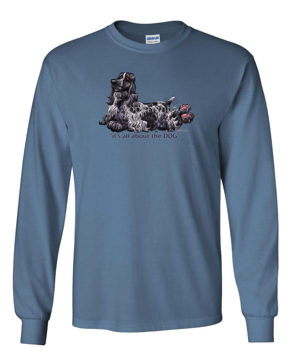 English Cocker Spaniel - All About The Dog - Long Sleeve T-Shirt