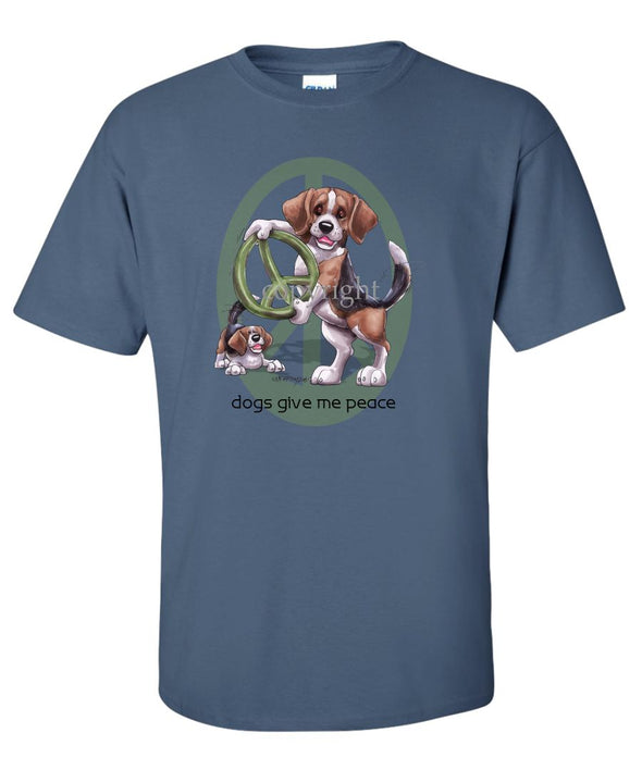 Beagle - Peace Dogs - T-Shirt