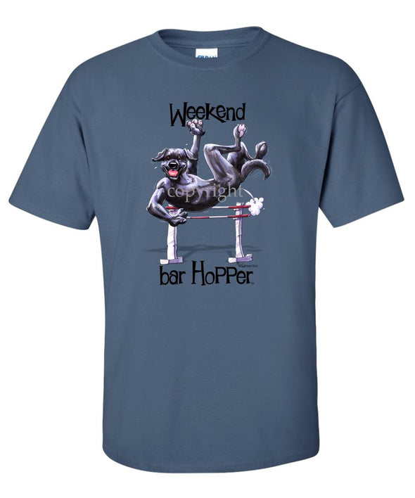 Labrador Retriever  Black - Weekend Barhopper - T-Shirt