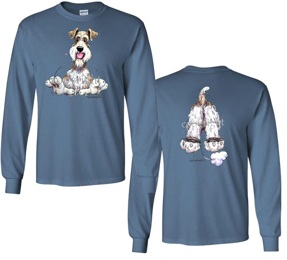 Wire Fox Terrier - Coming and Going - Long Sleeve T-Shirt (Double Sided)