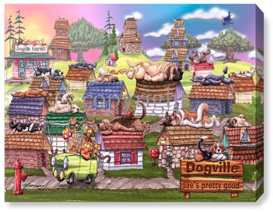 Dogville - Calendar Canvas