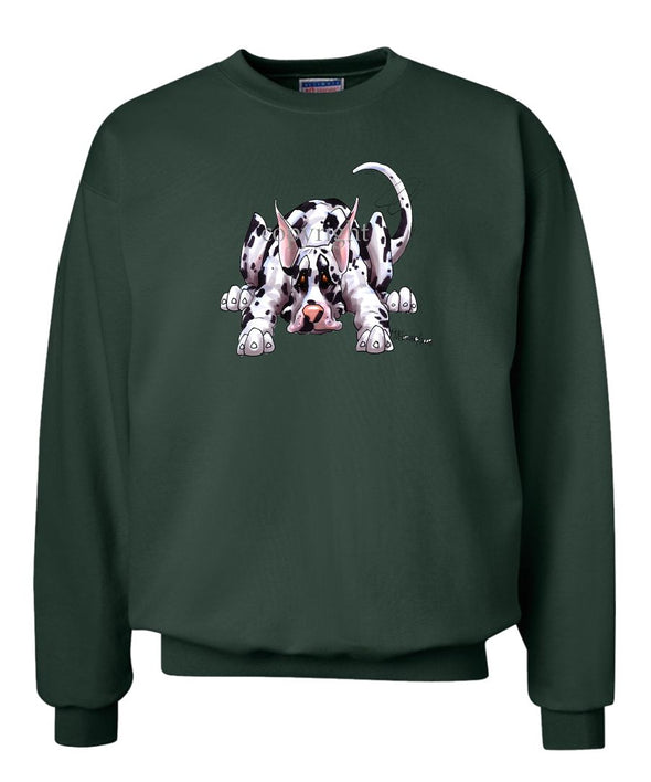 Great Dane  Harlequin - Rug Dog - Sweatshirt