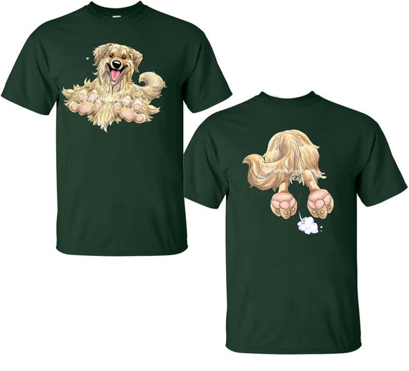 Golden Retriever - Coming and Going - T-Shirt (Double Sided)
