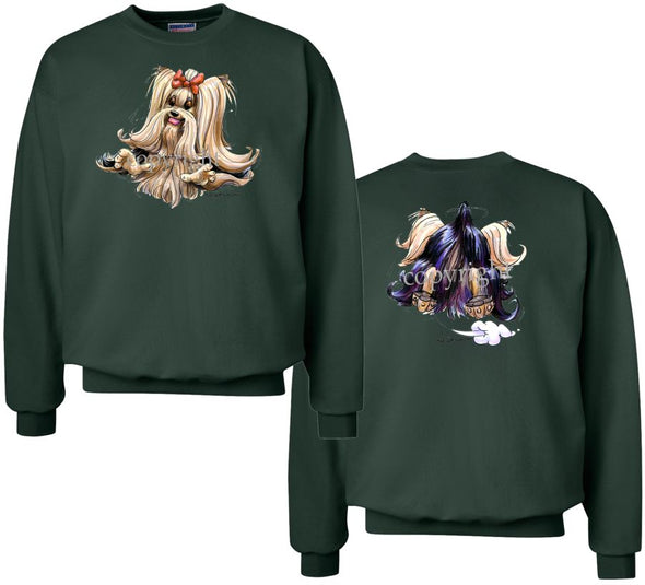 Yorkshire Terrier - Coming and Going - Sweatshirt (Double Sided)