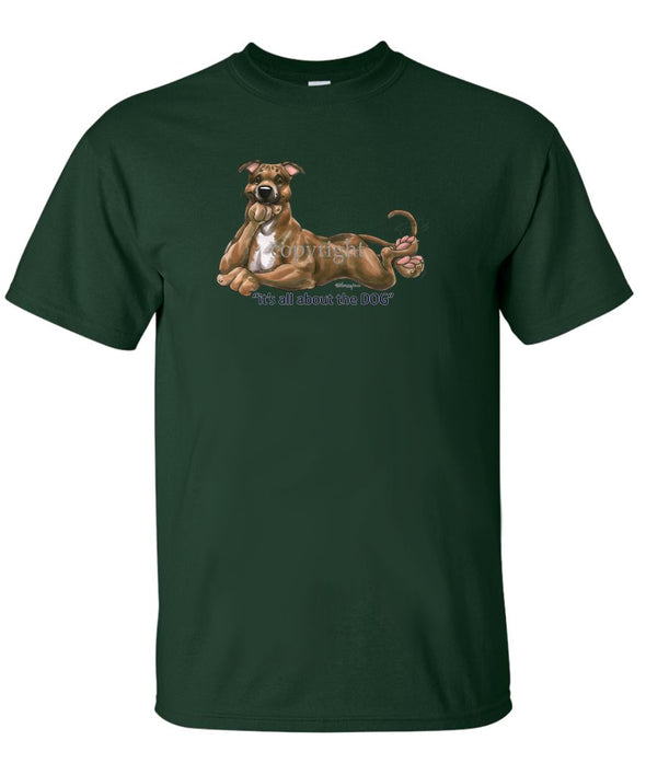 Staffordshire Bull Terrier - All About The Dog - T-Shirt