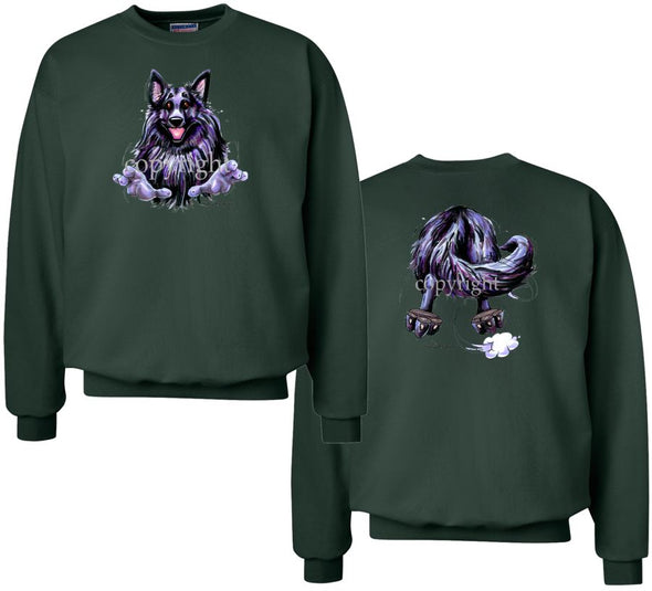 Belgian Sheepdog - Coming and Going - Sweatshirt (Double Sided)
