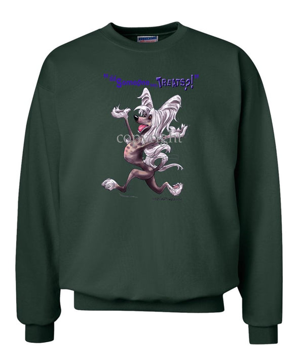 Chinese Crested - Treats - Sweatshirt