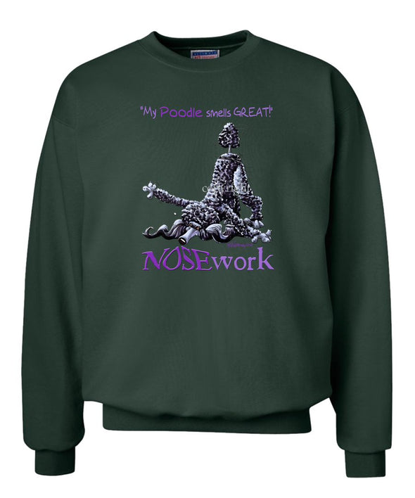 Poodle  Black - Nosework - Sweatshirt