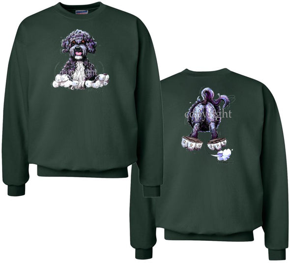 Portuguese Water Dog - Coming and Going - Sweatshirt (Double Sided)